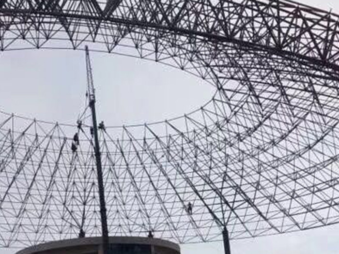 郏县篮球馆球形网架厂家价格